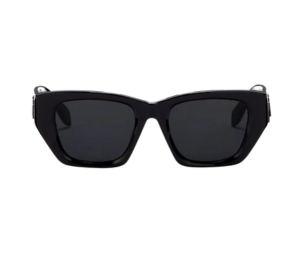 Palm Angels Hinkley Sunglasses In Black Acetate Frames With Gray Gradient Lenses
