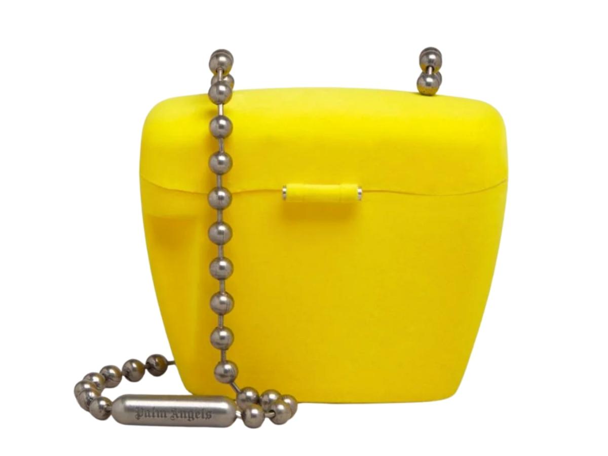 SASOM bags Palm Angels Padlock Mini Bag Yellow Check the latest