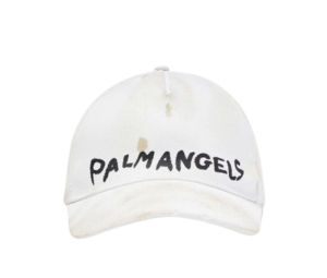 Palm Angels Seasonal Logo Cap Beige White