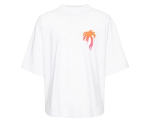 Palm Angels Sprayed Palm T-Shirt White