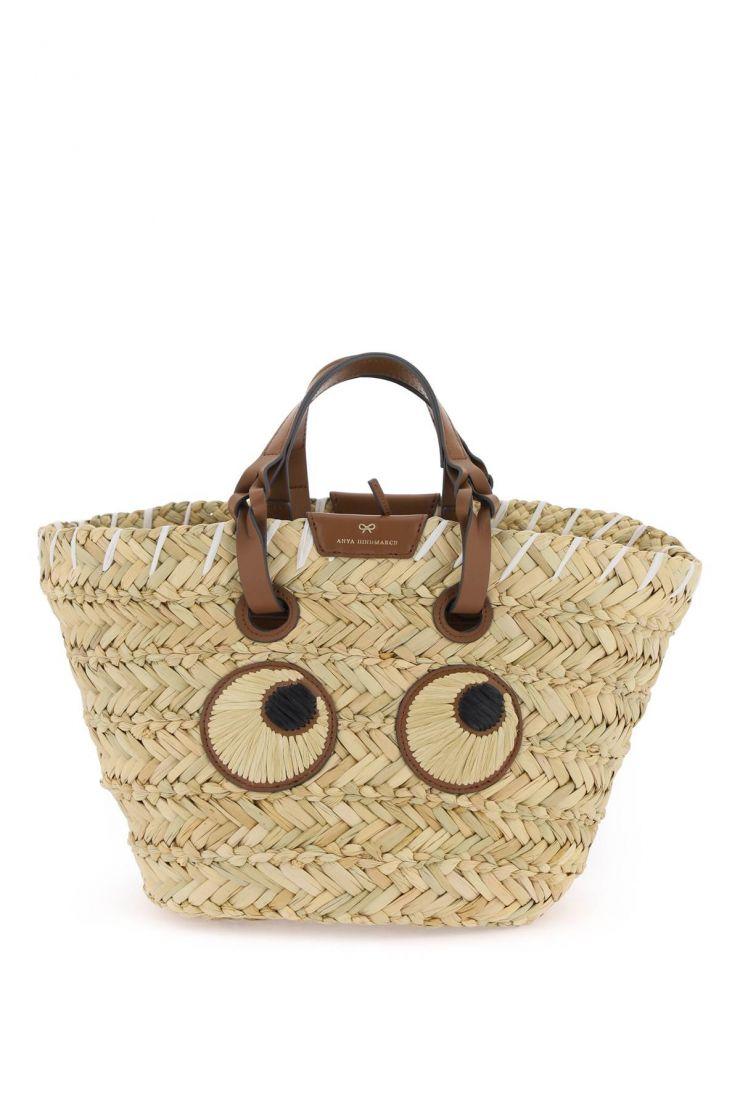 Buy ANYA HINDMARCH Paper Eyes Basket handbag Anya Hindmarch at Sasom – Authentic and Ready to Ship