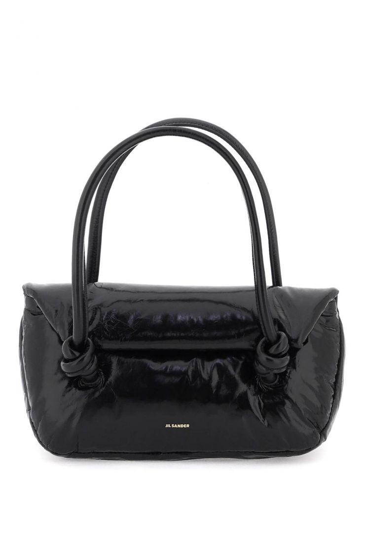 JIL SANDER Patent leather small shoulder bag Jil Sander