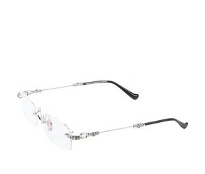 Buy Chrome Hearts Rectangular Eyeglass Frames Men's Silver at Sasom – Authentic and Ready to Ship