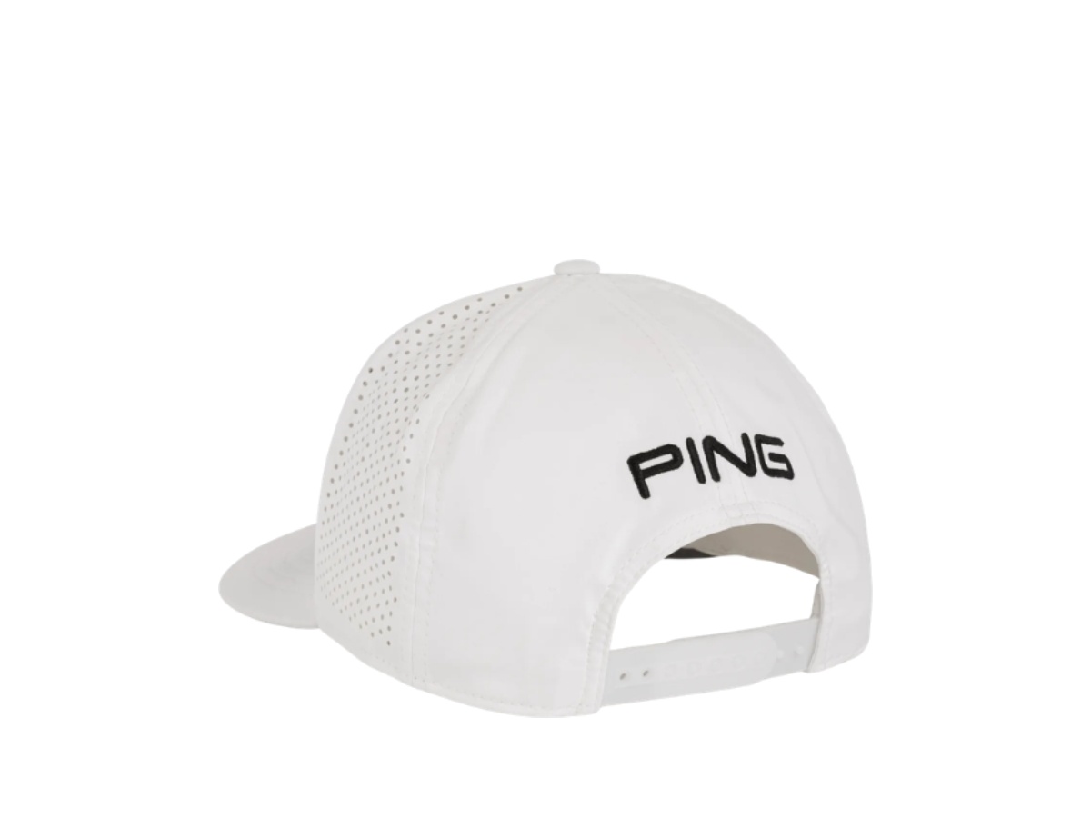 Ping Ping Tour Vented Delta Cap White Black - view 2