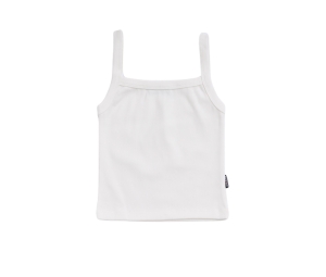 Buy PISI Women Ribbed Square Neck Tank Top 04 Off-White at Sasom – Authentic and Ready to Ship