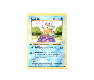 Buy Pokemon Squirtle GAME [63/102] (1st edition) at Sasom – Authentic and Ready to Ship