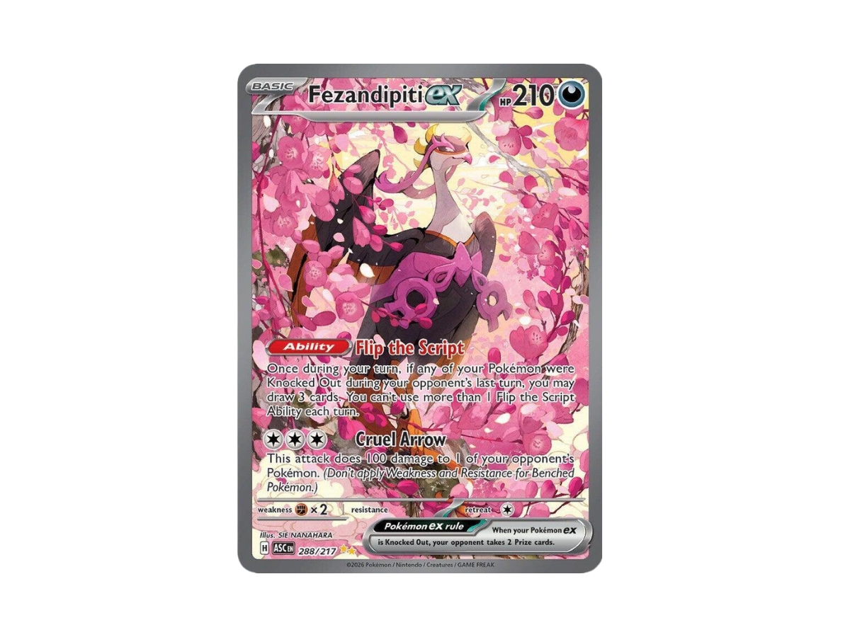Buy Pokemon Fezandipiti ex [ASC 288/217] "Ascended Heroes" (EN) at Sasom – Authentic and Ready to Ship