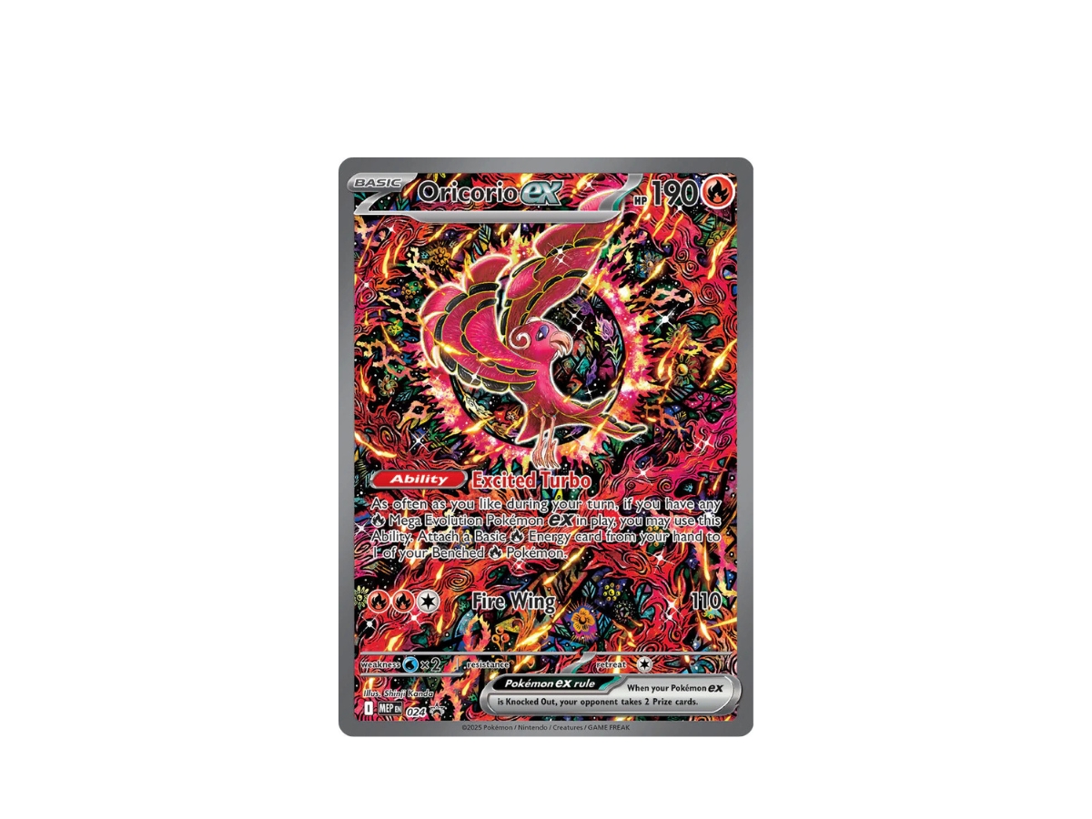Buy Pokemon Oricorio ex [MEP 024] Mega Evolution Promos "Mega Evolution" (EN) at Sasom – Authentic and Ready to Ship