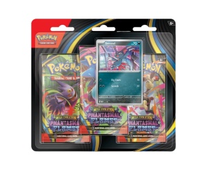 Buy Pokemon [PFL]  Mega Evolution "Phantasmal Flames" 3 Pack Blister (Random Art) & Sneasel Promo Card (EN) at Sasom – Authentic and Ready to Ship