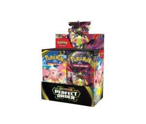Buy Pokemon Mega Evolution "Perfect Order" Booster Box (EN) at Sasom – Authentic and Ready to Ship