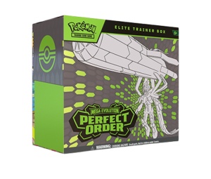Buy Pokemon Mega Evolution "Perfect Order" Elite Trainer Box (ETB) (EN) at Sasom – Authentic and Ready to Ship