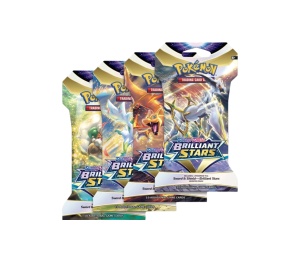 Buy Pokemon Sword & Shield Brilliant Stars Sleeved Booster Pack (Random Art Package) at Sasom – Authentic and Ready to Ship