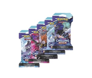 Buy Pokemon Sword & Shield Chilling Reign Sleeved Booster Pack (Random Art Package) (EN) at Sasom – Authentic and Ready to Ship