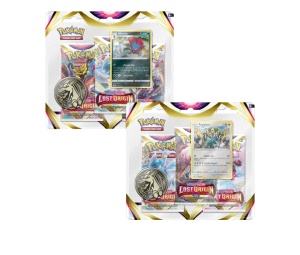Buy Pokemon Sword & Shield Lost Origin 3 Pack Blister (Random Promotion Card) at Sasom – Authentic and Ready to Ship