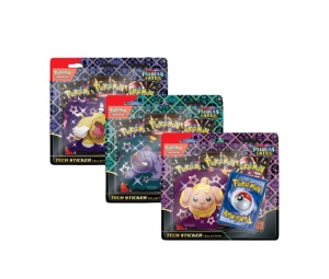 Buy Pokemon Scarlet & Violet Paldean Fates Tech Sticker Collection 3 Pack Blister (Random Art Package) at Sasom – Authentic and Ready to Ship