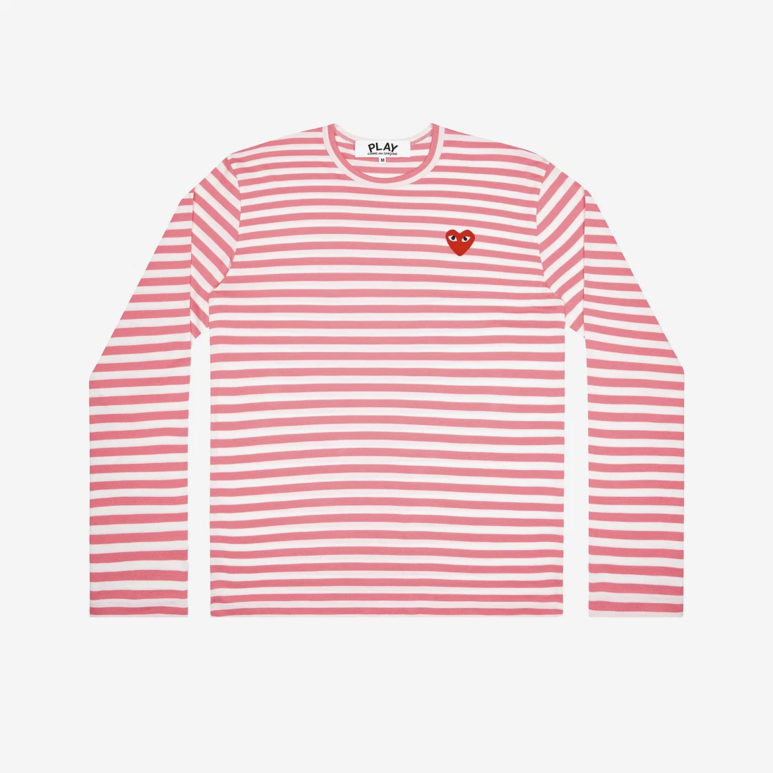 https://d2cva83hdk3bwc.cloudfront.net/play-comme-des-garcons-bright-striped-ls-t-shirt-pink-2.jpg