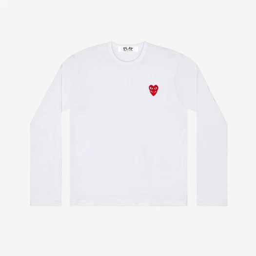 Heart t shirt cheap comme des garcons