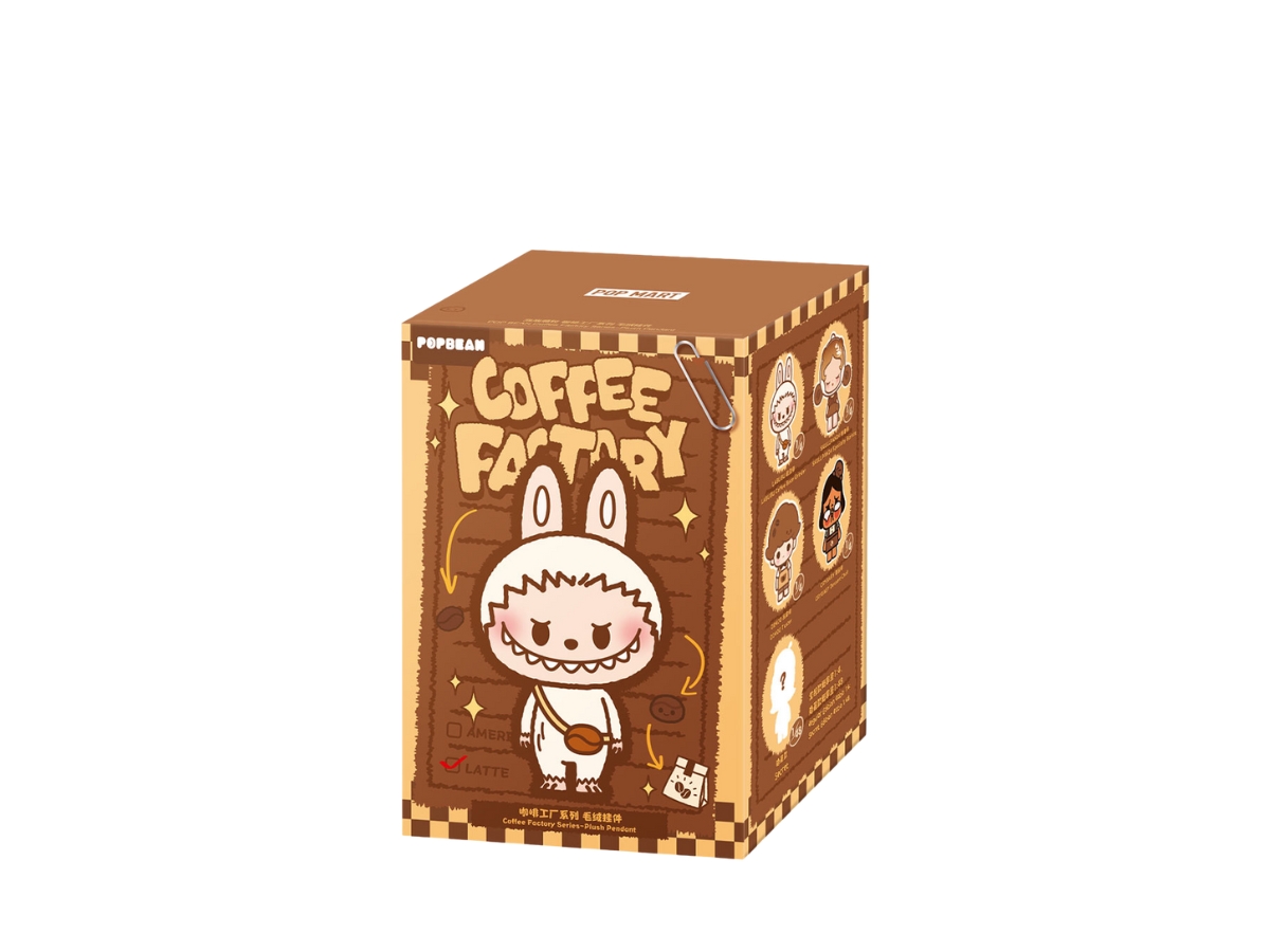 Pop Mart POP BEAN Coffee Factory Series-Plush Pendant Single Box