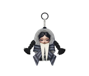 Buy Pop Mart Skullpanda × Wednesday Plush (Nevermore Academy Uniform Version) at Sasom – Authentic and Ready to Ship