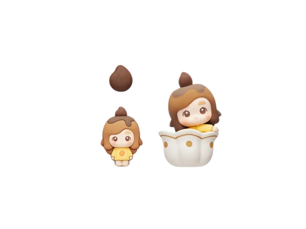 (เช็คการ์ด) Pop Mart Chaka Pop Bean Coffee Factory Series-Decoration Charm