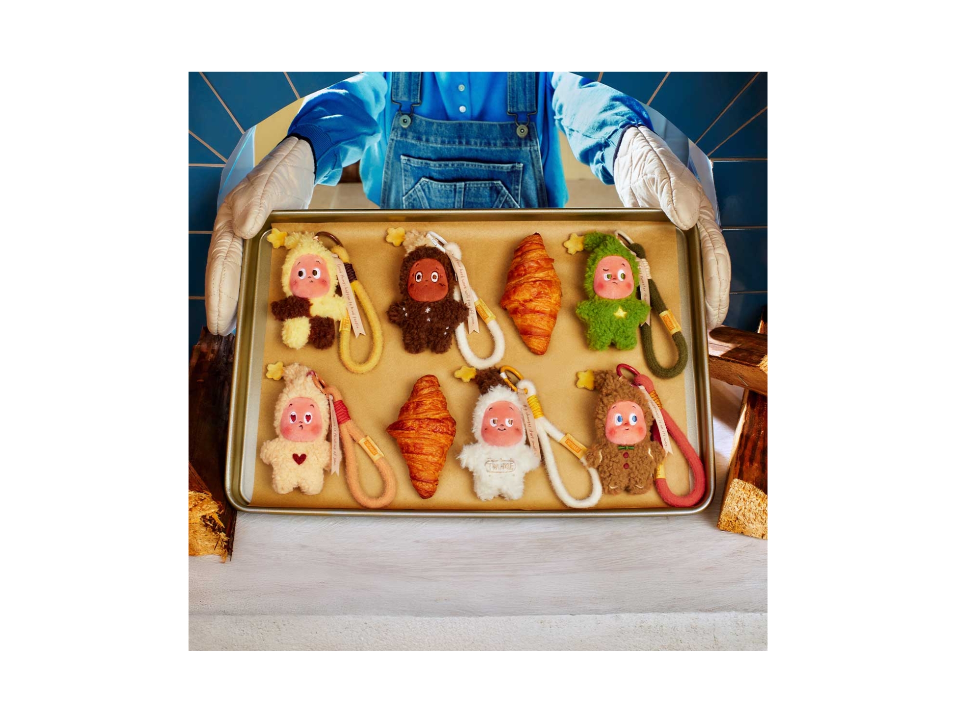 เช็คการ์ด) Pop Mart Little Bear Biscuit (Secret Edition