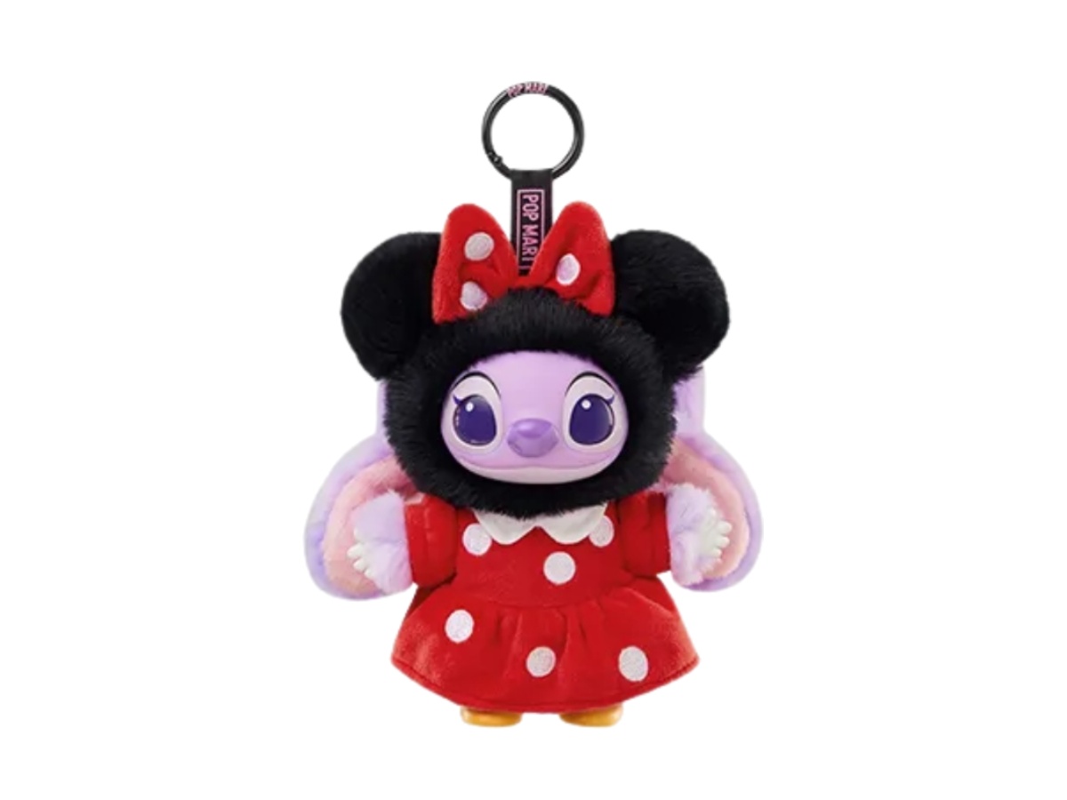 เช็คการ์ด) Pop Mart Minnie Angel (Secret Edition) Stitch Adventure