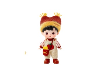 Buy (เช็คการ์ด) Pop Mart Tomato French Fries Hacipupu Little Foodie Series 1/12 Action Figure at Sasom – Authentic and Ready to Ship