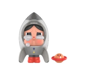 Buy (เช็คการ์ด) Pop Mart The Space Traveller Crybaby Crying To The Moon Series Figures at Sasom – Authentic and Ready to Ship