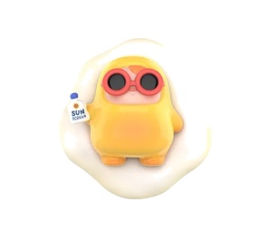 Buy (เช็คการ์ด) Pop Mart Sunny Side Up Pucky Egg Beanie Series Figures at Sasom – Authentic and Ready to Ship