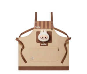 Buy Pop Mart Pop Bean Coffee Factory Series-Labubu Apron Brown at Sasom – Authentic and Ready to Ship