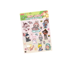Buy Pop Mart Pop Land Exclusive Festive Sticker at Sasom – Authentic and Ready to Ship