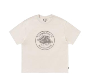 Buy Pop Mart Hirono Market Stamp Short-Sleeve T-Shirt (Floating Market) Beige at Sasom – Authentic and Ready to Ship