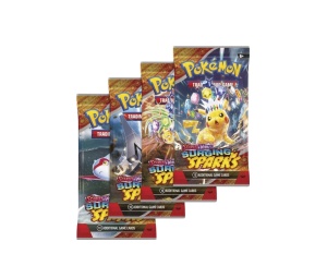 Buy Pokemon Scarlet & Violet "Surging Sparks" Booster Pack (Random Art) (EN) at Sasom – Authentic and Ready to Ship