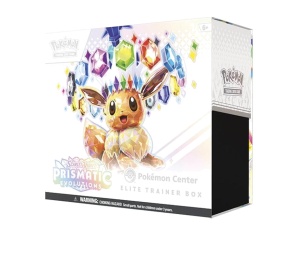 Buy Pokemon Scarlet & Violet Prismatic Evolutions Elite Trainer Box "Pokemon Center" (EN) at Sasom – Authentic and Ready to Ship