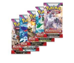 Buy Pokemon Scarlet & Violet Paldea Evolved Booster Pack (Random Art Package) at Sasom – Authentic and Ready to Ship