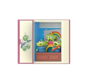 (เช็คการ์ด) Pop Mart Aliens Rainbow (Toy Story: Andy's Room Series Scene Sets)