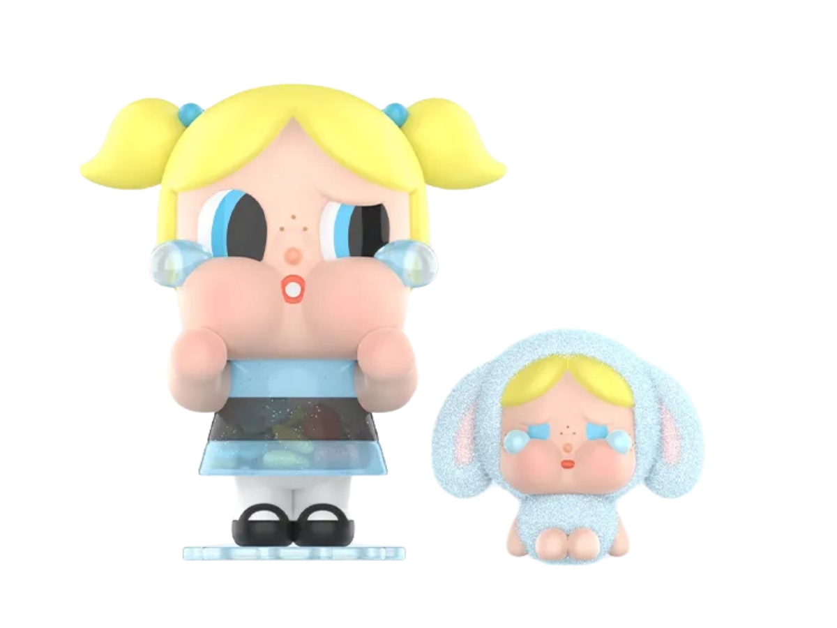 【新品】POPMART CRYBABY POWERPUFF BUBBLES Bubbles - CRYBABY × Powerpuff Girls Series-Vinyl Face Plush