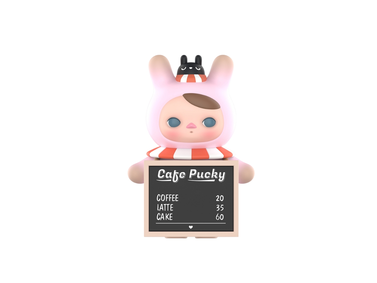 (เช็คการ์ด) Pop Mart Cafe Menu (Pucky Rabbit Cafe Series)