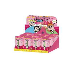 (เช็คการ์ด) Pop Mart CRYBABY × Powerpuff Girls Series-Cable Blind Box Whole Box (Type-C)