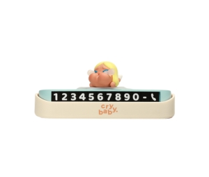 Pop Mart CRYBABY Encounter Yourself Series Car Number Plate