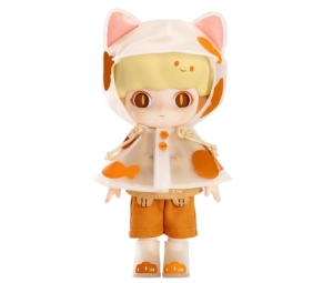 Buy Pop Mart Dimoo Raincoat Cat BJD Action Figure Doll at Sasom – Authentic and Ready to Ship