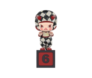 Pop Mart Dino MOLLY (Red ver.) (MOLLY Anniversary Statues Classical Retro Series Figures)