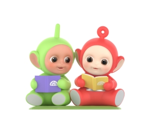 Pop Mart Dipsy & Po Happy Reading Together (Teletubbies Companion Series Figures)