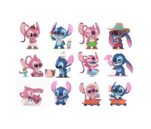 Pop Mart Disney Stitch On A Date Series Figures Whole Set