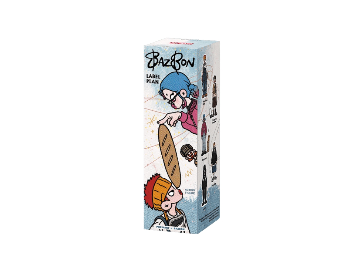 (เช็คการ์ด) Pop Mart Graffiti (BAZBON Label Plan Series 1/8 Action Figure)