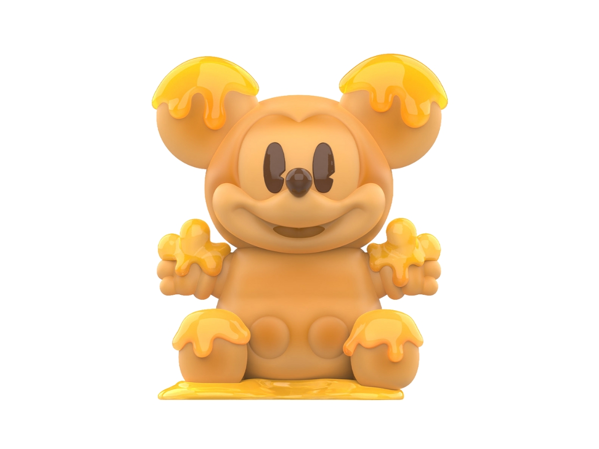 (เช็คการ์ด) Pop Mart Honey Bread Mickey (Disney Mickey Childhood of Boundless Imagination Series Figures)