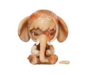 Pop Mart Inner Flow X Hirono Elephant In The Room 28CM Limited Edition PVC Texture Figurine