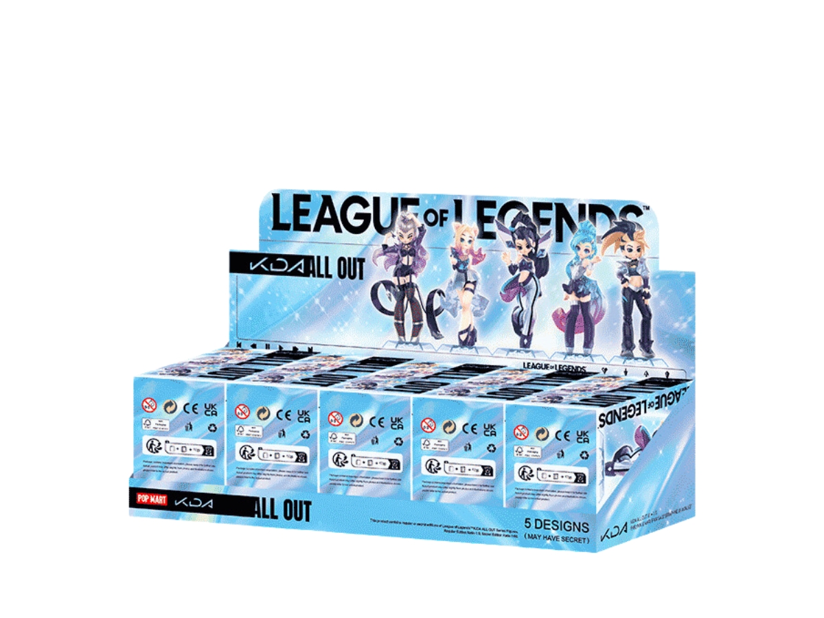 Pop Mart League of Legends K/DA ALL OUT Series Figures Whole Set