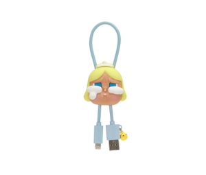 Pop Mart Lemon Yellow (Crybaby Encounter Yourself Series-Cable Blind Box iPhone)