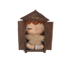 (เช็คการ์ด) Pop Mart Mantel Clock (Hirono Shelter Series Figures)